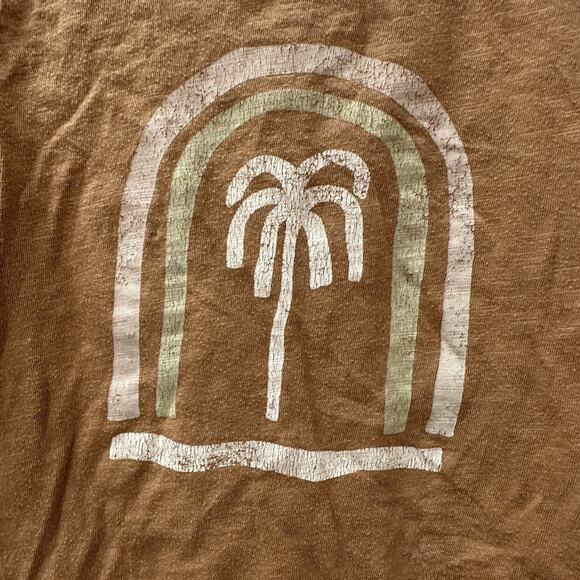 Rylee + Cru Palm Tree Graphic Short Sleeve Shirt - Picture 3 of 6